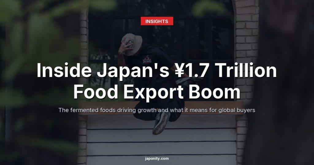 Inside Japan's ¥1.7 Trillion Food Export Boom