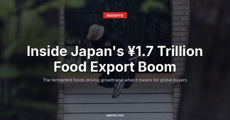 Inside Japan's ¥1.7 Trillion Food Export Boom