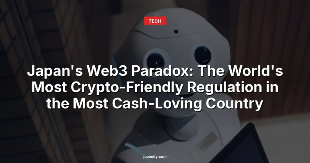 Japan's Web3 Paradox: The World's Most Crypto-Friendly Regulation in the Most Cash-Loving Country