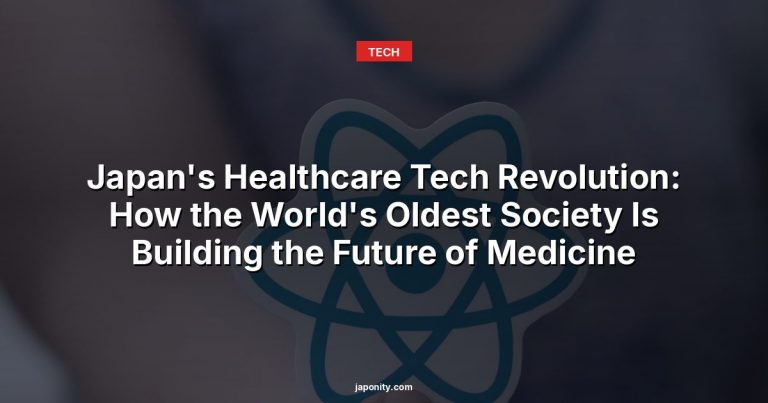 Japan's Healthcare Tech Revolution: How the World's Oldest Society Is Building the Future of Medicine