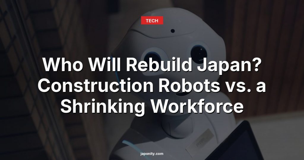 Who Will Rebuild Japan? Construction Robots vs. a Shrinking Workforce