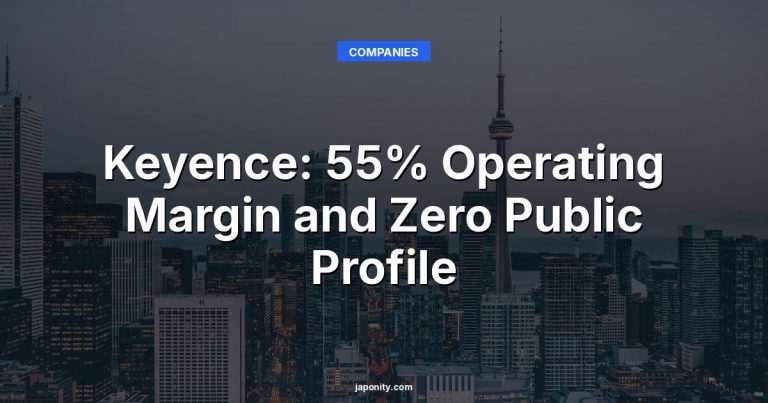 Keyence: 55% Operating Margin and Zero Public Profile