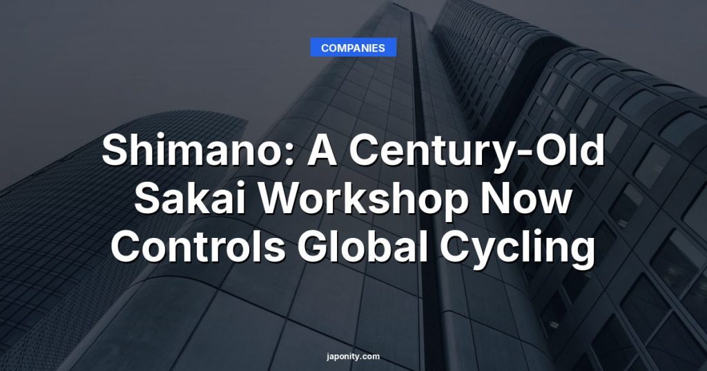 Shimano: A Century-Old Sakai Workshop Now Controls Global Cycling