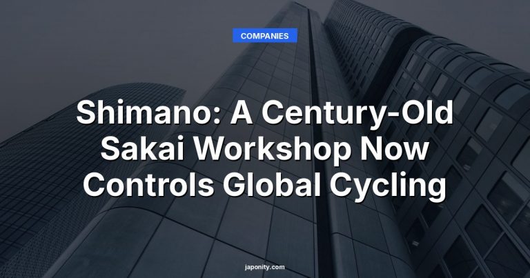 Shimano: A Century-Old Sakai Workshop Now Controls Global Cycling