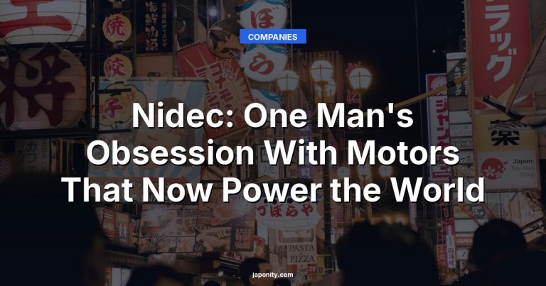Nidec: One Man's Obsession With Motors That Now Power the World