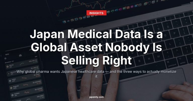 Japan Medical Data Is a Global Asset Nobody Is Selling Right