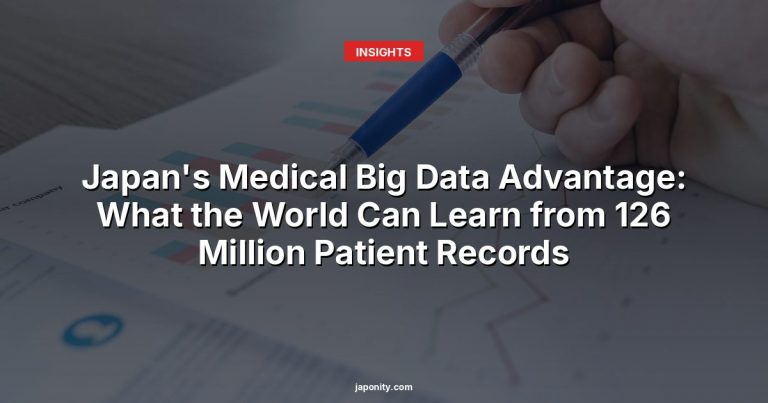 Japan's Medical Big Data Advantage: What the World Can Learn from 126 Million Patient Records