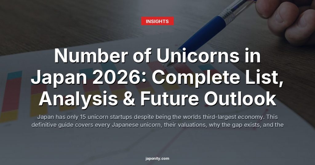 Number of Unicorns in Japan 2026: Complete List, Analysis & Future Outlook