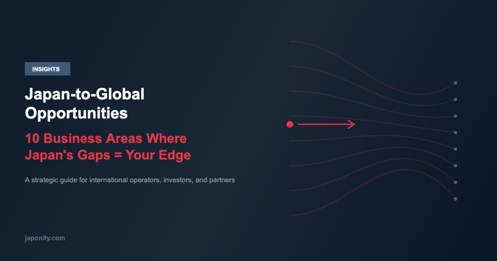 Japan structural gaps global business opportunities