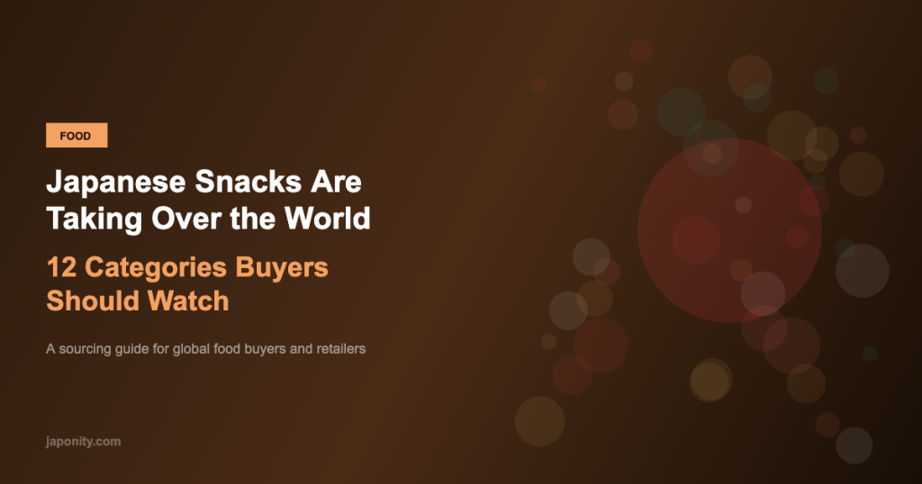 Japanese snacks 12 categories buyers guide