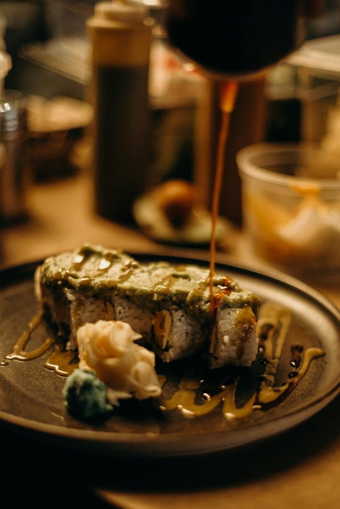 Gourmet beef on plate - Japonity