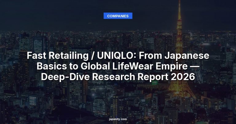 Fast Retailing / UNIQLO: From Japanese Basics to Global LifeWear Empire — Deep-Dive Research Report 2026