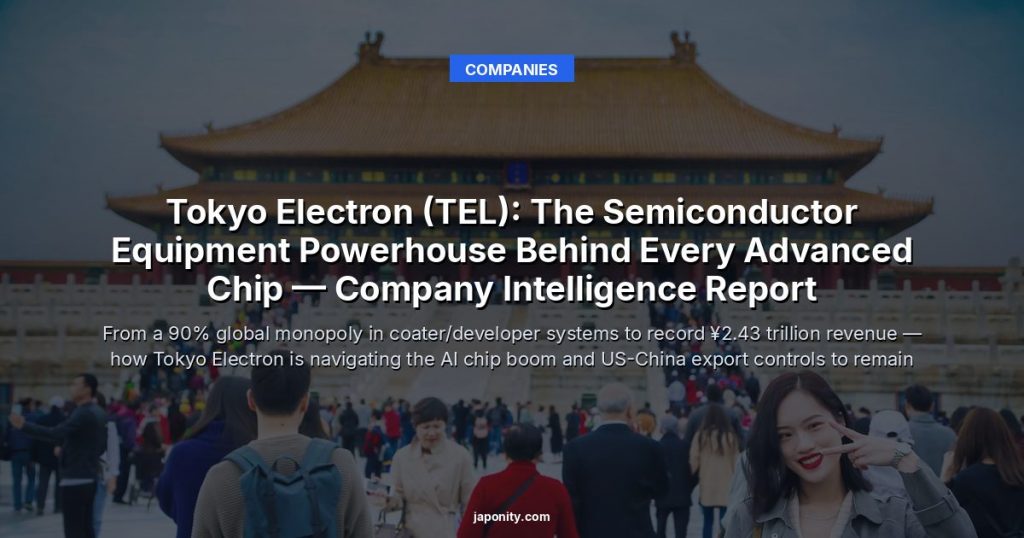 Tokyo Electron (TEL): The Semiconductor Equipment Powerhouse Behind Every Advanced Chip — Company Intelligence Report