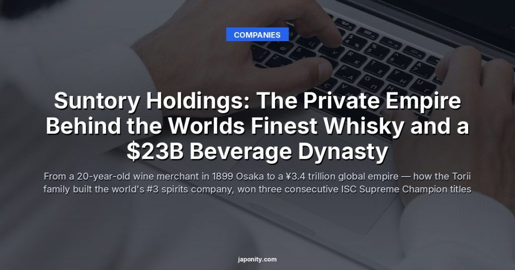 Suntory Holdings: The Private Empire Behind the Worlds Finest Whisky and a $23B Beverage Dynasty