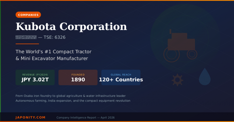 Kubota Corporation company report eyecatch
