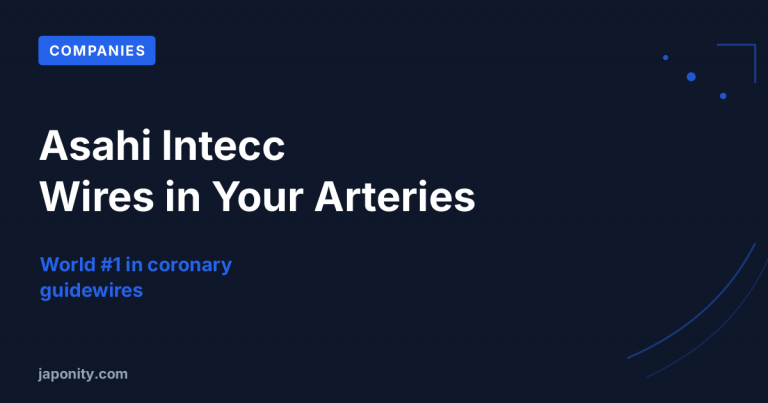Asahi Intecc: The Tiny Wires Threading Through Your Arteries