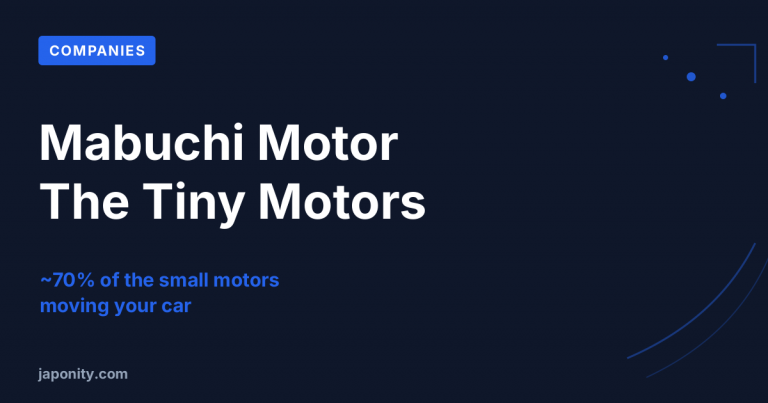 Mabuchi Motor: The Tiny Motors Moving Your Car