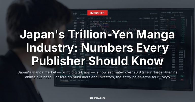 Japan's Trillion-Yen Manga Industry: Numbers Every Publisher Should Know