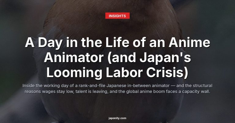 A Day in the Life of an Anime Animator (and Japan's Looming Labor Crisis)