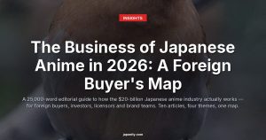 The Business of Japanese Anime in 2026: A Foreign Buyer's Map