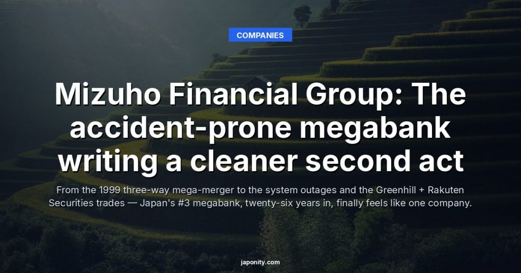 Mizuho Financial Group: The accident-prone megabank writing a cleaner second act