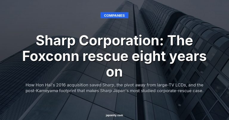 Sharp Corporation: The Foxconn rescue eight years on