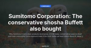 Sumitomo Corporation: The conservative shosha Buffett also bought