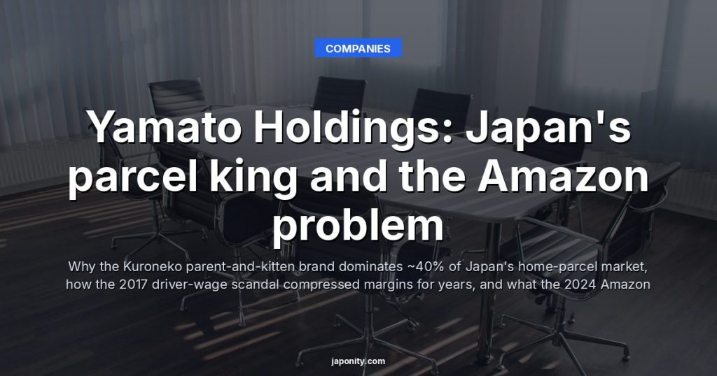 Yamato Holdings: Japan's parcel king and the Amazon problem