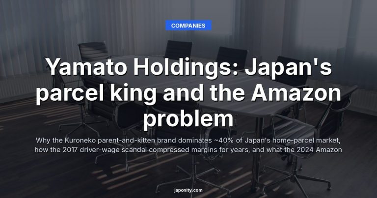 Yamato Holdings: Japan's parcel king and the Amazon problem
