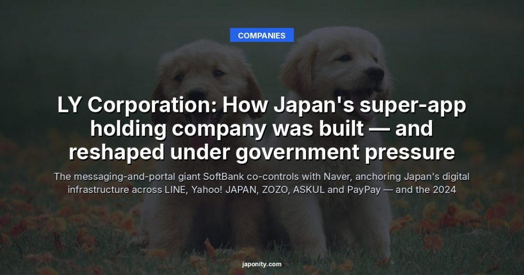 LY Corporation: How Japan's super-app holding company was built — and reshaped under government pressure