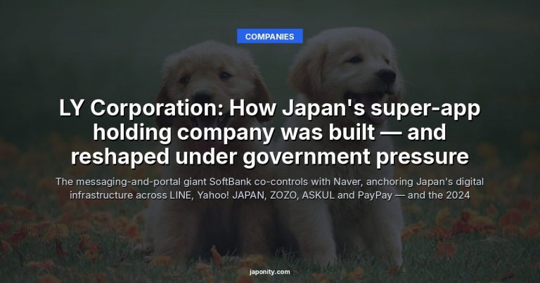 LY Corporation: How Japan's super-app holding company was built — and reshaped under government pressure
