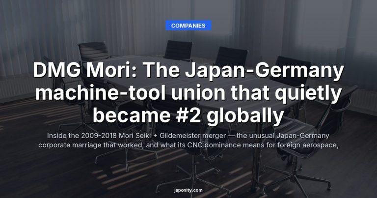 DMG Mori: The Japan-Germany machine-tool union that quietly became #2 globally