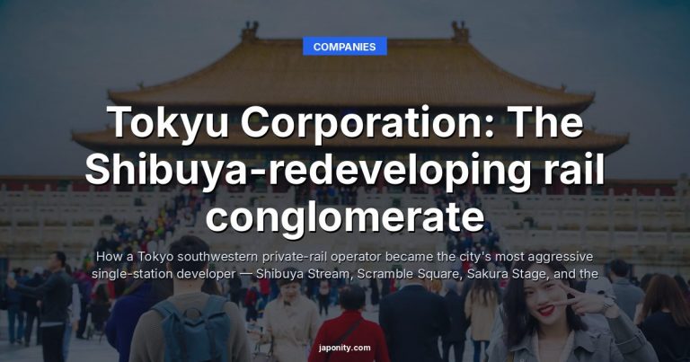 Tokyu Corporation: The Shibuya-redeveloping rail conglomerate