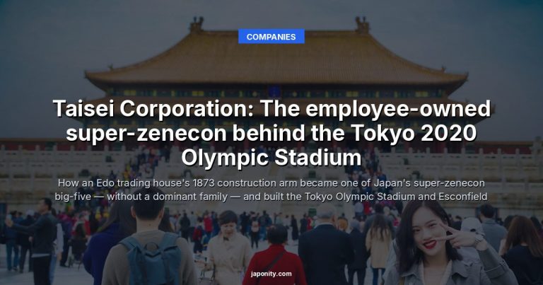 Taisei Corporation: The employee-owned super-zenecon behind the Tokyo 2020 Olympic Stadium