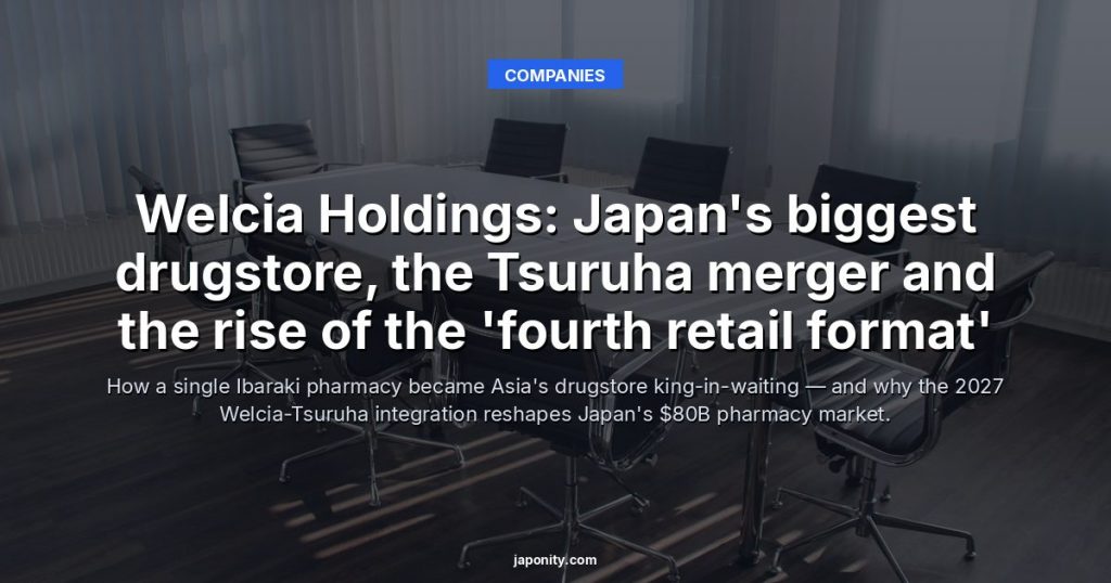 Welcia Holdings: Japan's biggest drugstore, the Tsuruha merger and the rise of the 'fourth retail format'