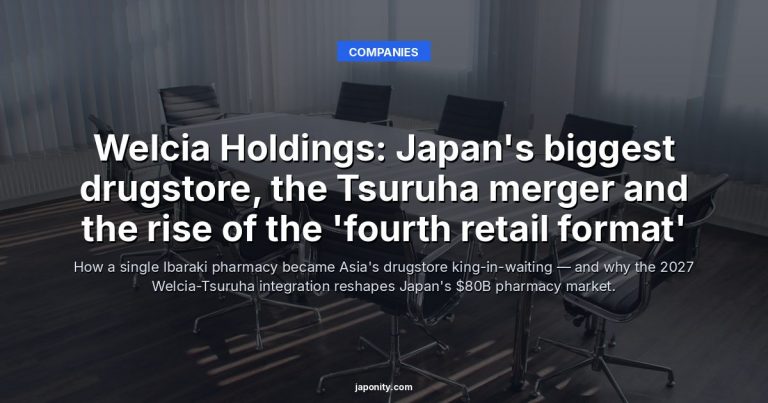 Welcia Holdings: Japan's biggest drugstore, the Tsuruha merger and the rise of the 'fourth retail format'