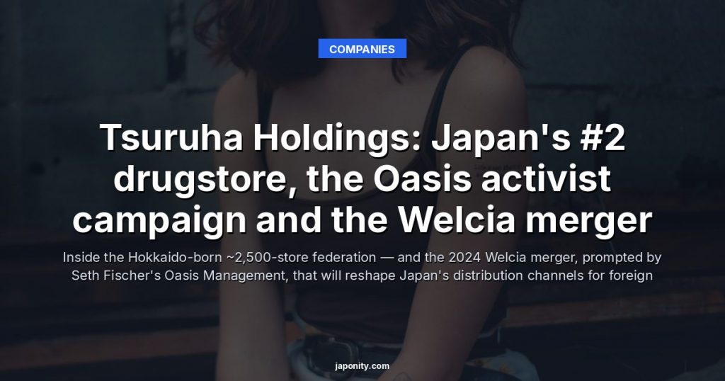Tsuruha Holdings: Japan's #2 drugstore, the Oasis activist campaign and the Welcia merger