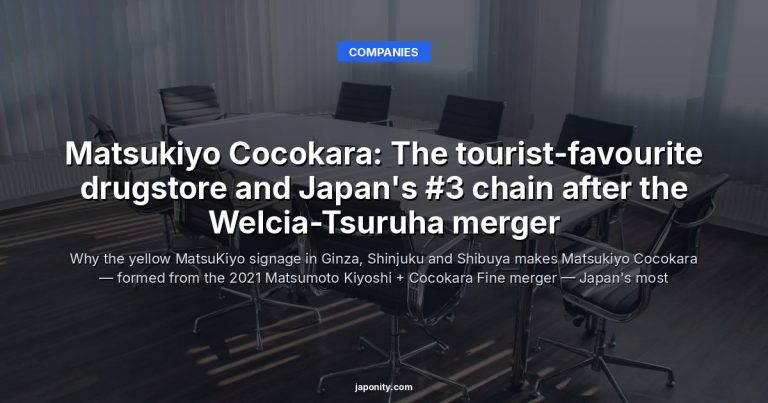 Matsukiyo Cocokara: The tourist-favourite drugstore and Japan's #3 chain after the Welcia-Tsuruha merger