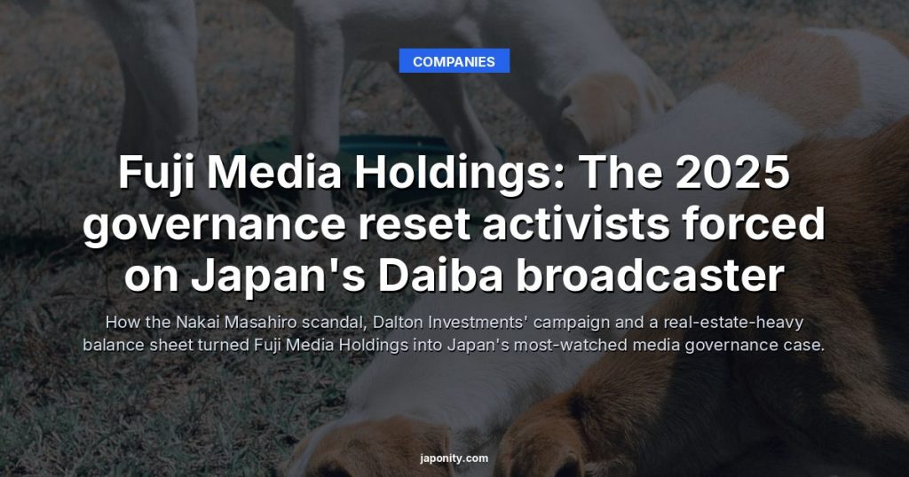 Fuji Media Holdings: The 2025 governance reset activists forced on Japan's Daiba broadcaster