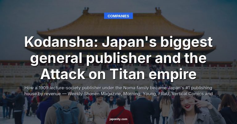 Kodansha: Japan's biggest general publisher and the Attack on Titan empire