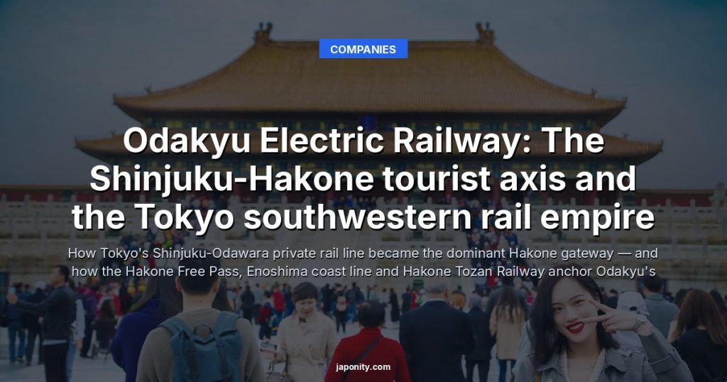 Odakyu Electric Railway: The Shinjuku-Hakone tourist axis and the Tokyo southwestern rail empire
