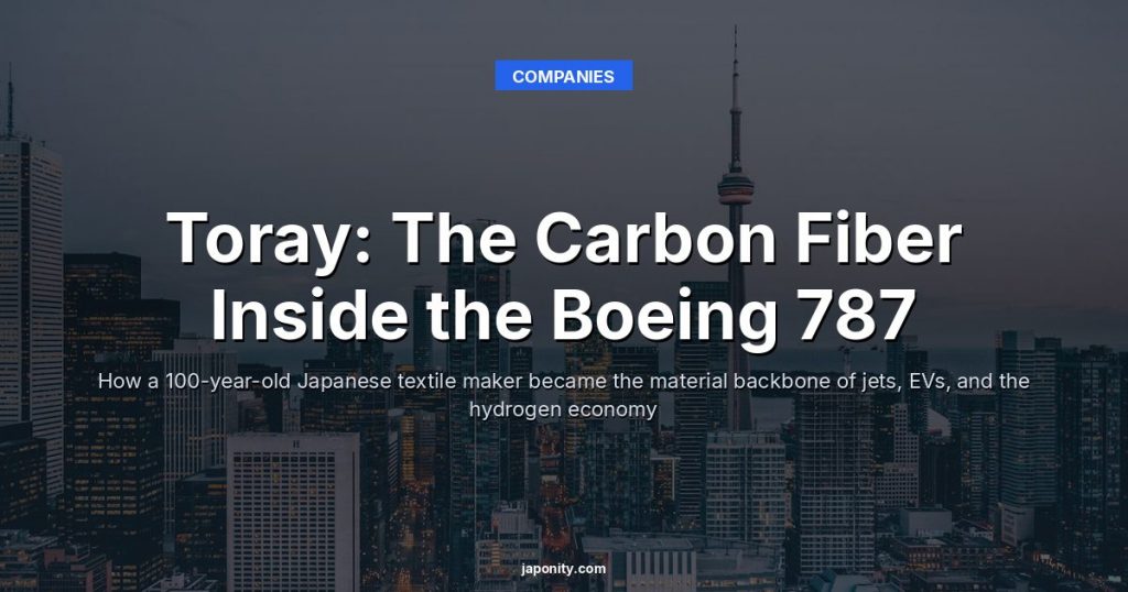 Toray: The Carbon Fiber Inside the Boeing 787