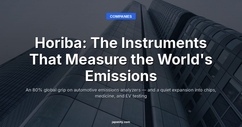 Horiba: The Instruments That Measure the World's Emissions