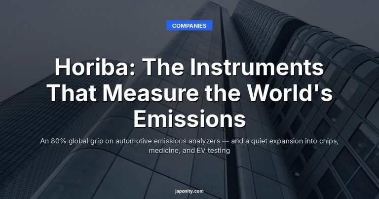 Horiba: The Instruments That Measure the World's Emissions
