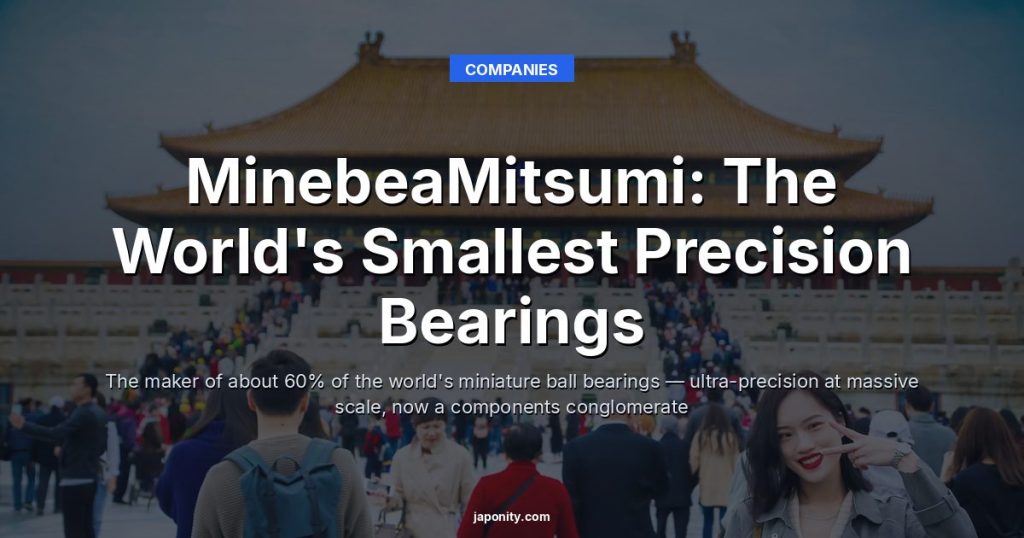 MinebeaMitsumi: The World's Smallest Precision Bearings