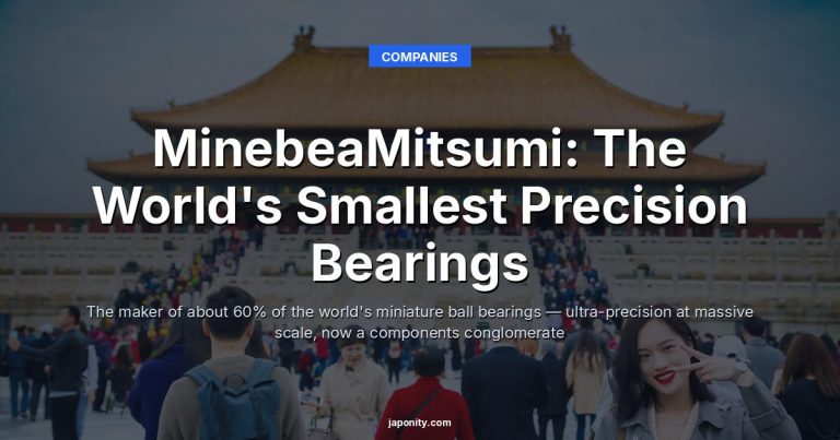 MinebeaMitsumi: The World's Smallest Precision Bearings