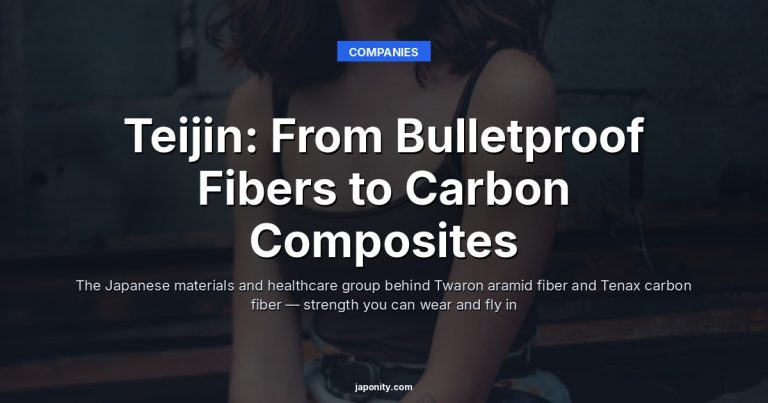 Teijin: From Bulletproof Fibers to Carbon Composites