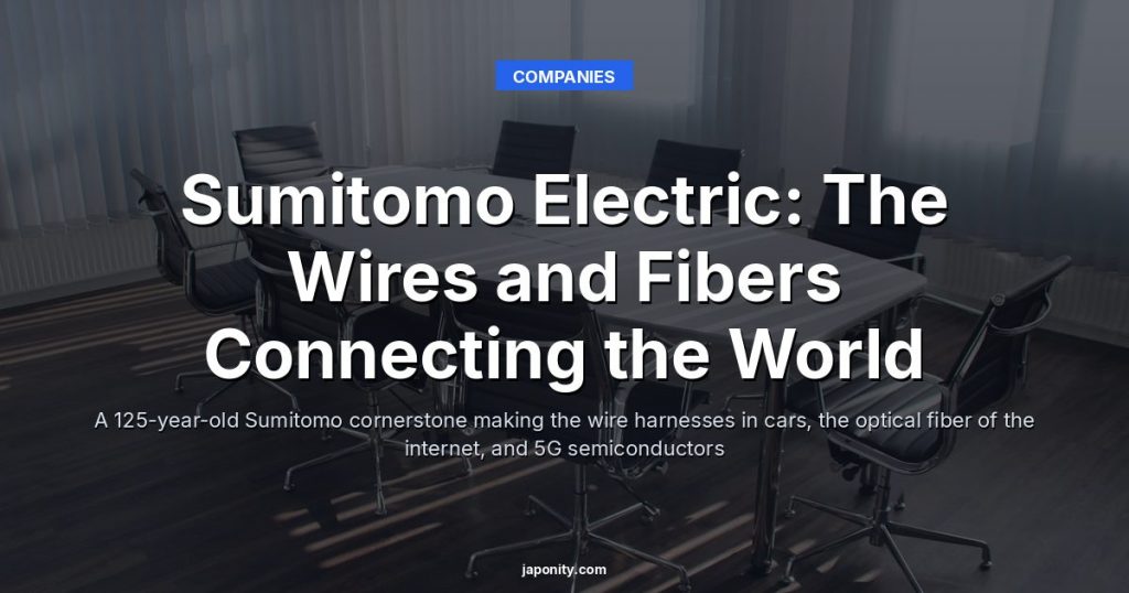 Sumitomo Electric: The Wires and Fibers Connecting the World
