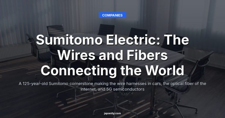 Sumitomo Electric: The Wires and Fibers Connecting the World