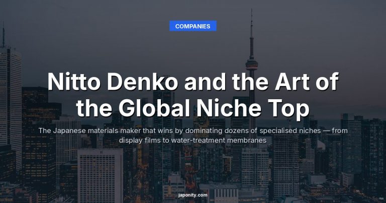 Nitto Denko and the Art of the Global Niche Top